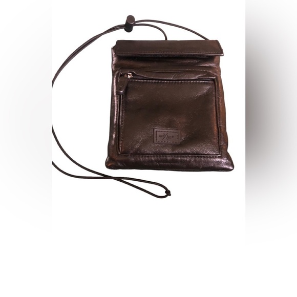 Wilson Maxima Black Small Leather Crossbody Bag Pockets 7X5.5” Casual Hands Free - Picture 1 of 5